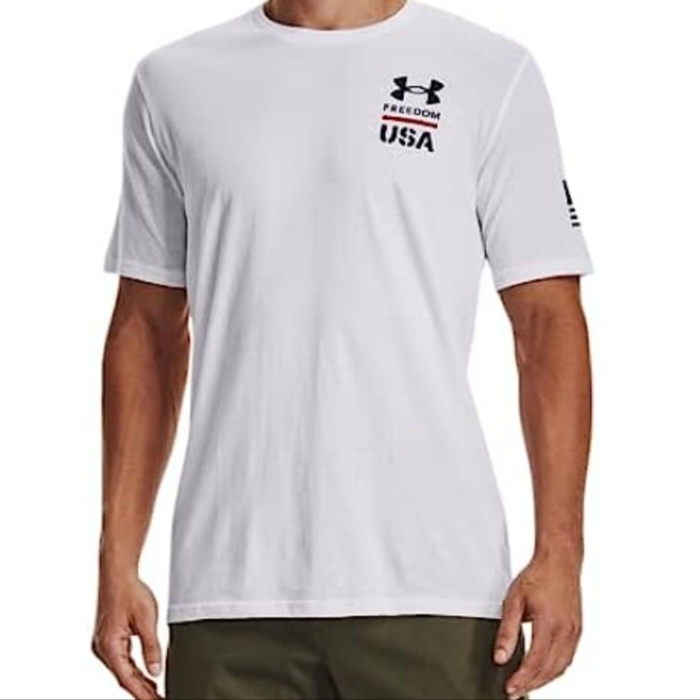 Under Armour Men's Freedom USA T-Shirt SZ:L NWT